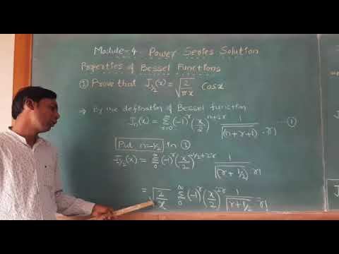 II Sem Module 4 Bessel's Property 2 смотреть онлайн