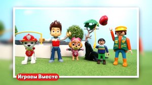 Играем в игрушки из мультика Щенячий Патруль !