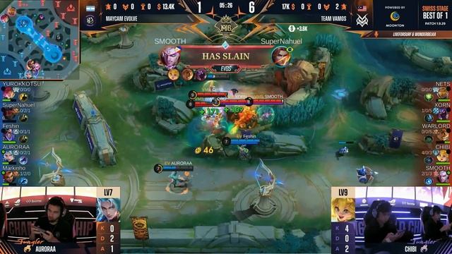 MLBB M6 World Championship │ Swiss Stage День 2│Часть 1