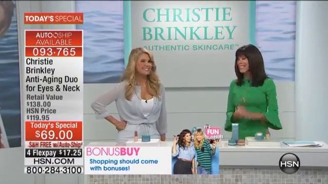 Christie Brinkley AntiAging Duo For Eyes   Neck