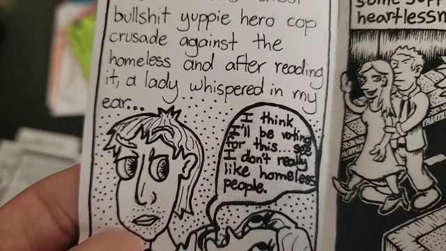Mini comics zine reading and review смотреть онлайн