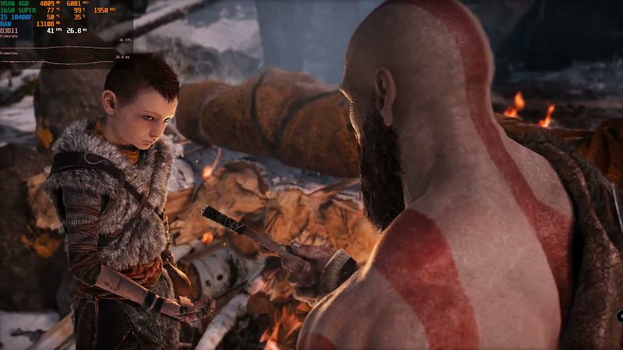 GOD OF WAR NA GTX 1650 SUPER + i5 10400F TESTANDO O GAME PELA PRIMEIRA VEZ! смотреть онлайн
