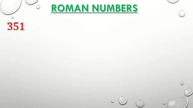 Roman Numbers 301 To 400 || Roman Numerals 301 To 400 || смотреть онлайн