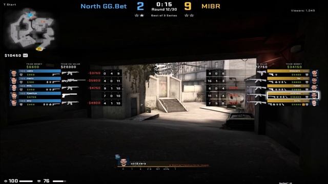 POV - Coldzera (MiBR)(20-12) vs North / ESL One Cologne 2018 смотреть онлайн