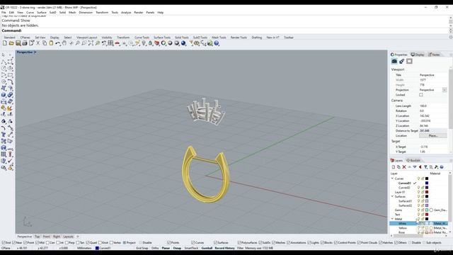 43 - Preparing the ring for printing and casting смотреть онлайн