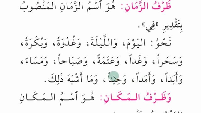 Матн Аджрумия 22: Глава о Исм Заман и Исм Макан смотреть онлайн