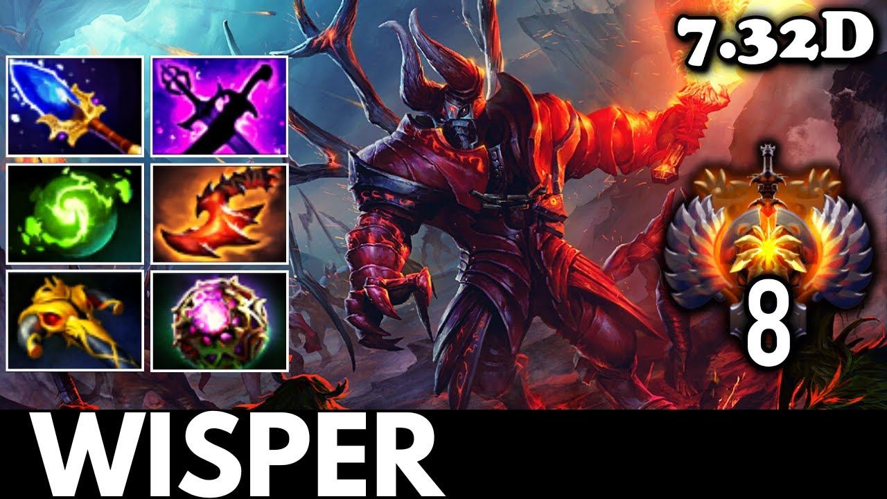 EG. WISPER DOOM OFFLANE DOTA 2 PATCH 7.32D смотреть онлайн
