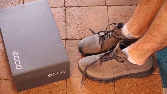 Ecco Multi-Vent Men's GTX Gore-Tex Waterproof Grey Hiking Shoes Overview First Impressions & Review смотреть онлайн