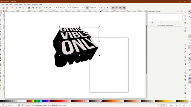 🆕Inkscape Text Effects 👉 Text Effects In Inkscape | 3D Perspective Text Effect in Inkscape смотреть онлайн