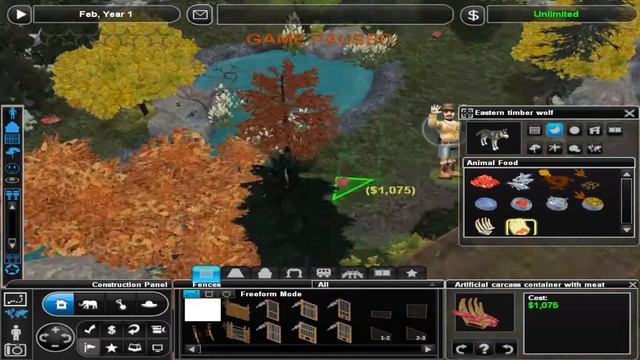 Wild Forest Zoological Park | Zoo Tycoon 2 Speed Build | Timber Wolves смотреть онлайн