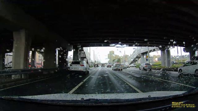 Дневная съемка Mio MiVue i177 смотреть онлайн