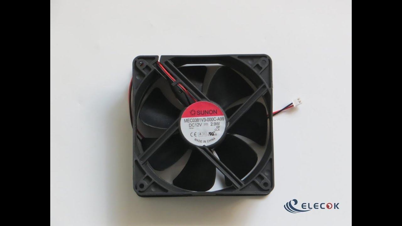 MEC0381V3-000C-A99 12V 2.9W 2wires Cooling Fan смотреть онлайн
