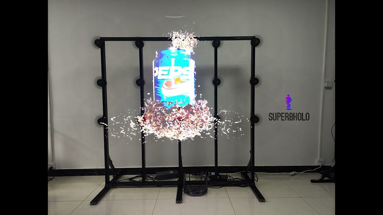3D Hologram Fan Video Wall 15pcs SH-F65 Best 3D Hologram Display Huge Size Solution 2.46M x 1.55M смотреть онлайн