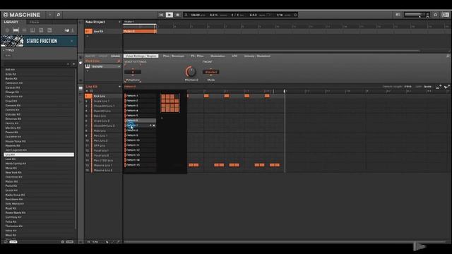 STATIC FRICTION Demo kit with all Patterns MASCHINE Expansion смотреть онлайн