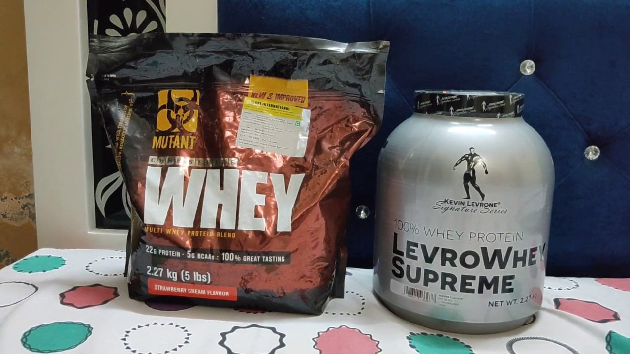 Kevin Levrone Whey Supreme vs Mutant Whey Protein смотреть онлайн