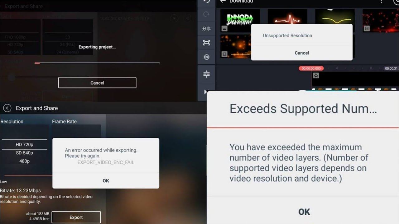 Kinemaster All Problems Solved | Auto Back Problem | Video Export Problem | Unsupported Video File смотреть онлайн