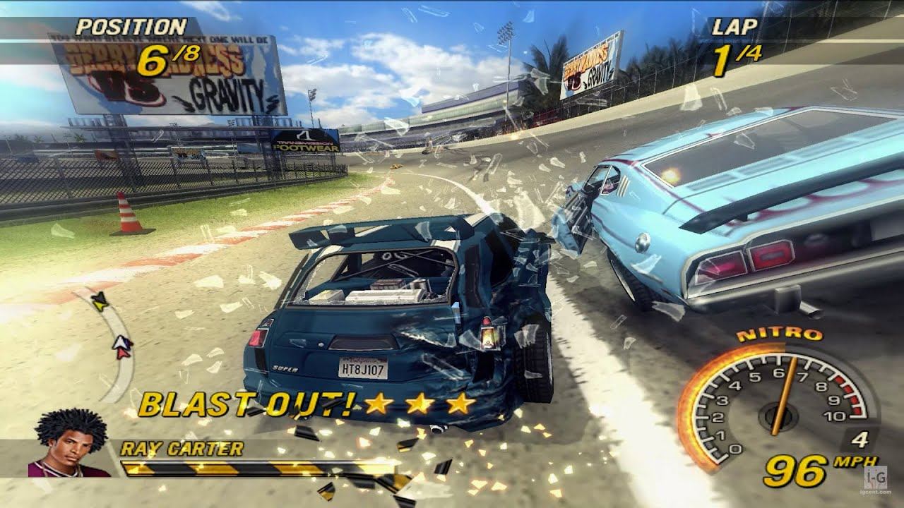 FlatOut 2 - PS2 Gameplay (4K60fps) смотреть онлайн