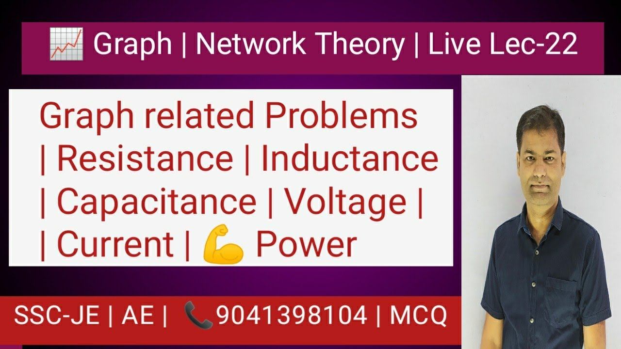 1.22 Live Lec-22 | Graph related Problems | Resistance | Inductance | Capacitance | #NetworkTheory смотреть онлайн