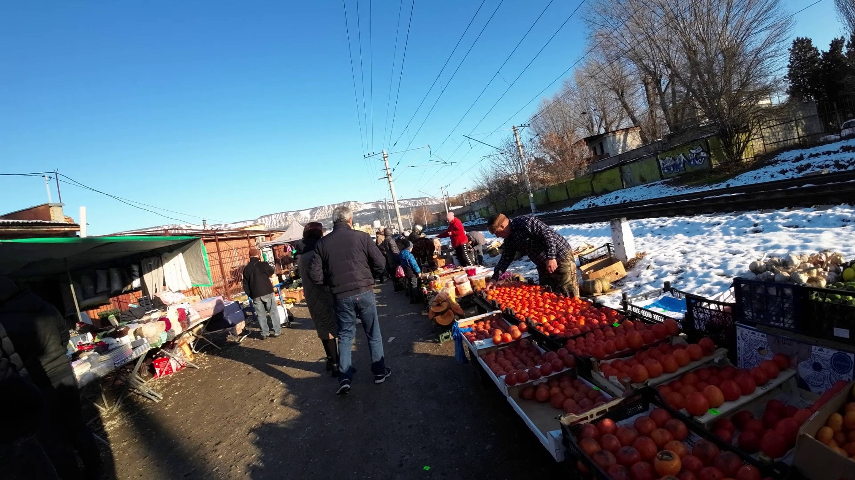 Кисловодск. Рынок "Минутка". Субботняя ярмарка. смотреть онлайн