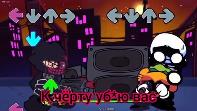 CORRUPT PICO VS SKID AND PUMP SAVING (Day 2) на русском | FNF |