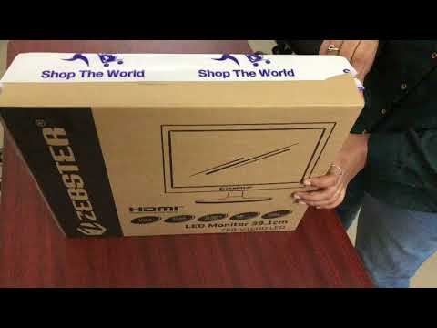 👉 Unboxing Zebster Monitor 39.1 cm (15 inch) | Ordered From Shop The World смотреть онлайн