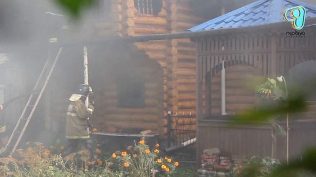 14.09.17 В Петропавловске на улице Потанина произошёл пожар(С) смотреть онлайн