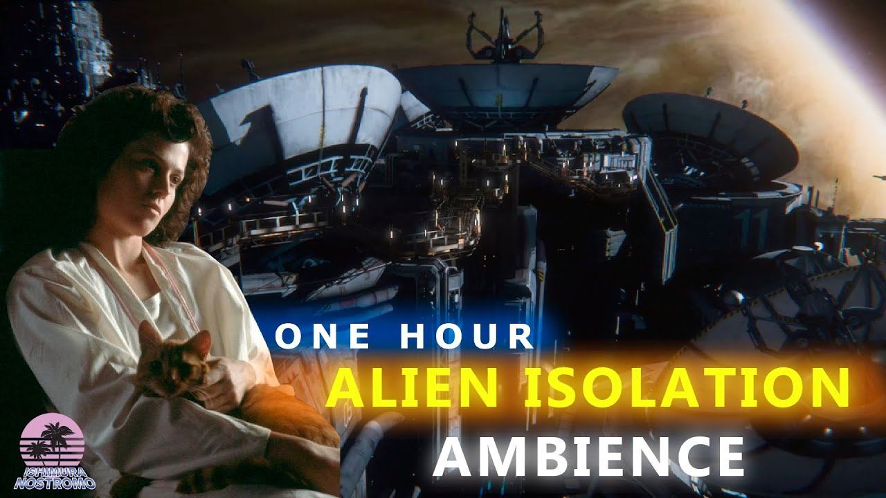 Nostromo Ambience. Alien isolation - One Hour of Dark Ambient #alienisolation #gamingambience смотреть онлайн