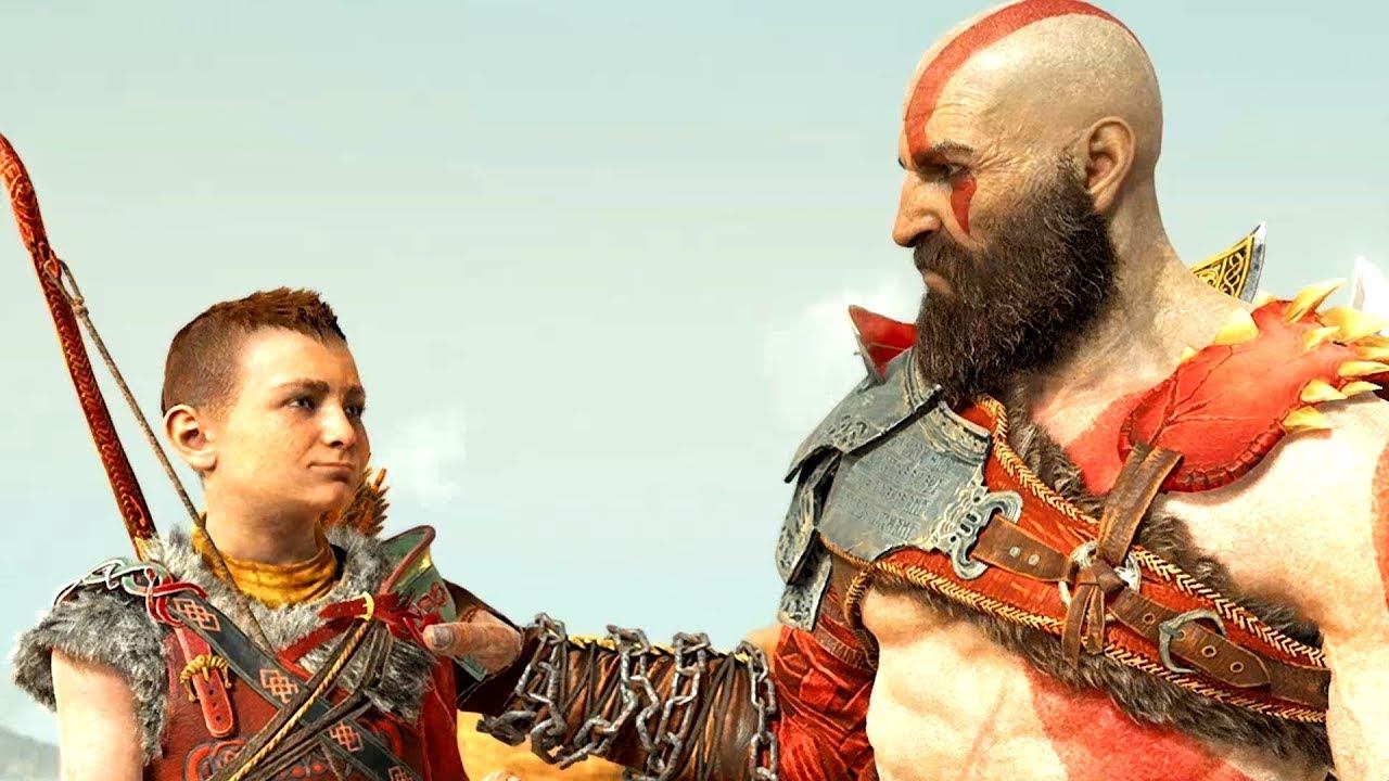 God of War PS4 - Kratos calls Atreus Son for the first Time смотреть онлайн