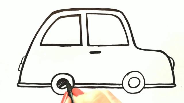АВТОМОБИЛЬ / мультик раскраска для детей / Нарисуй Ка смотреть онлайн