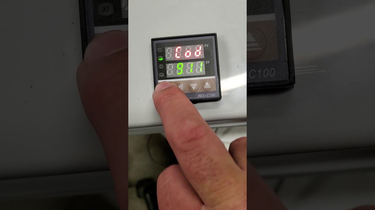 Rex- C100 PID Set To Fahrenheit