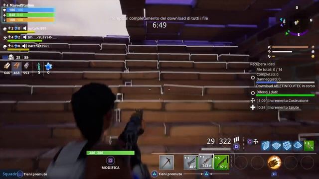Fortnite Save the world - PVE MODE - GAMEPLAY ITA PS4 PRO 4K HDR смотреть онлайн