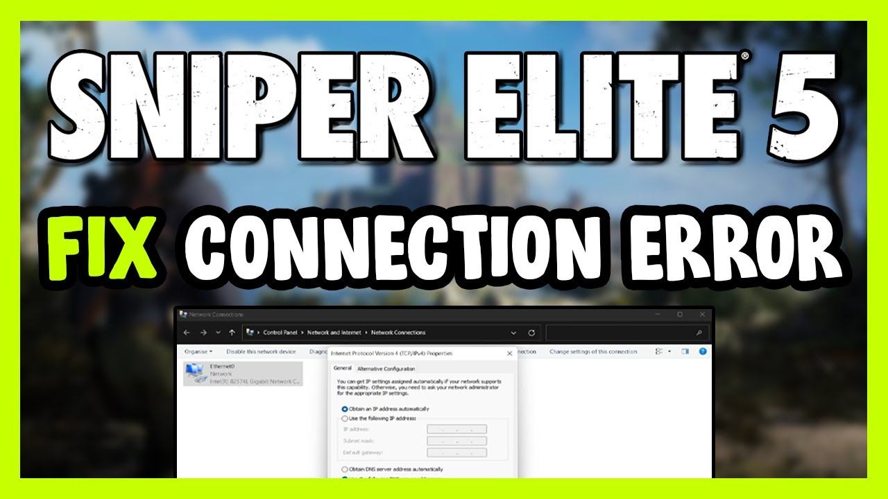 How to FIX Sniper Elite 5 Connection / Server Error! смотреть онлайн