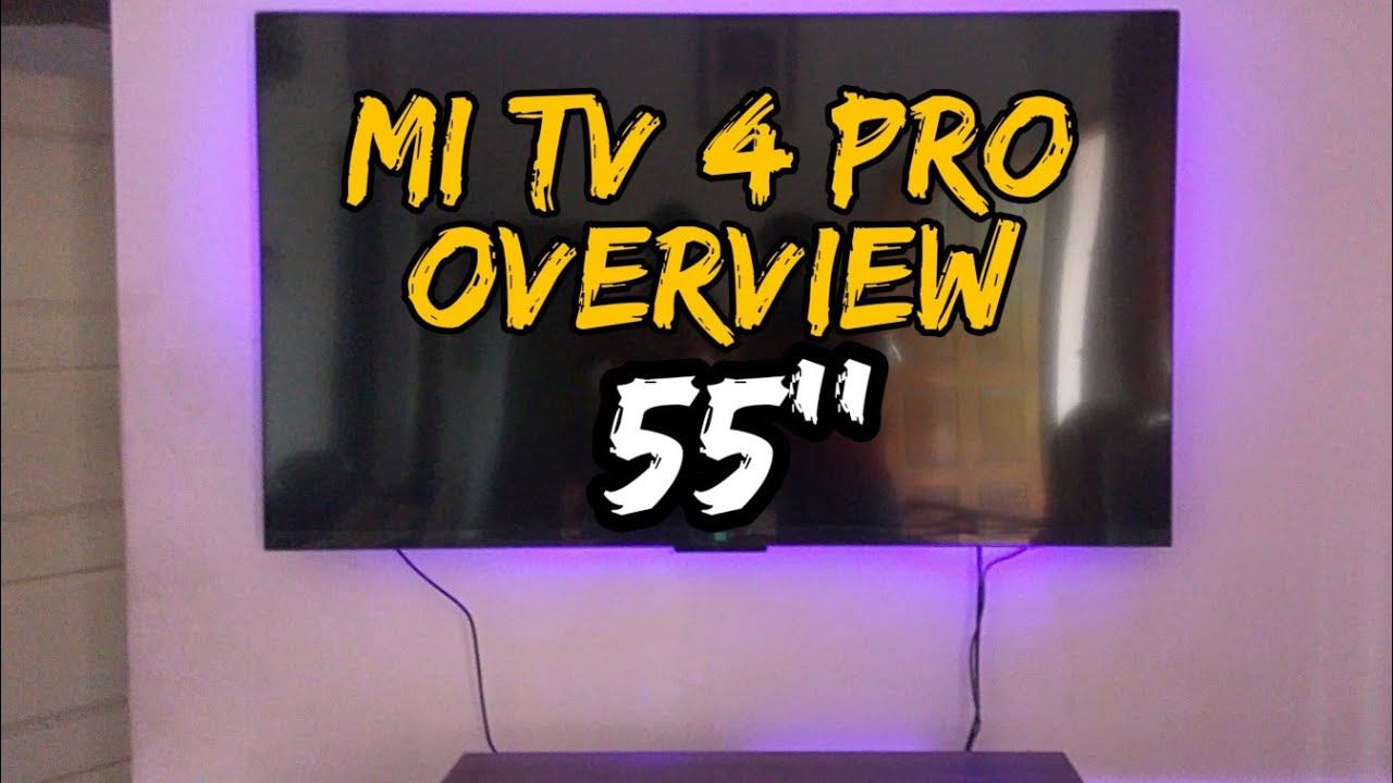 Mi TV 4 Pro 55" Wall Mounted | Quick Look | Review | Background Led смотреть онлайн