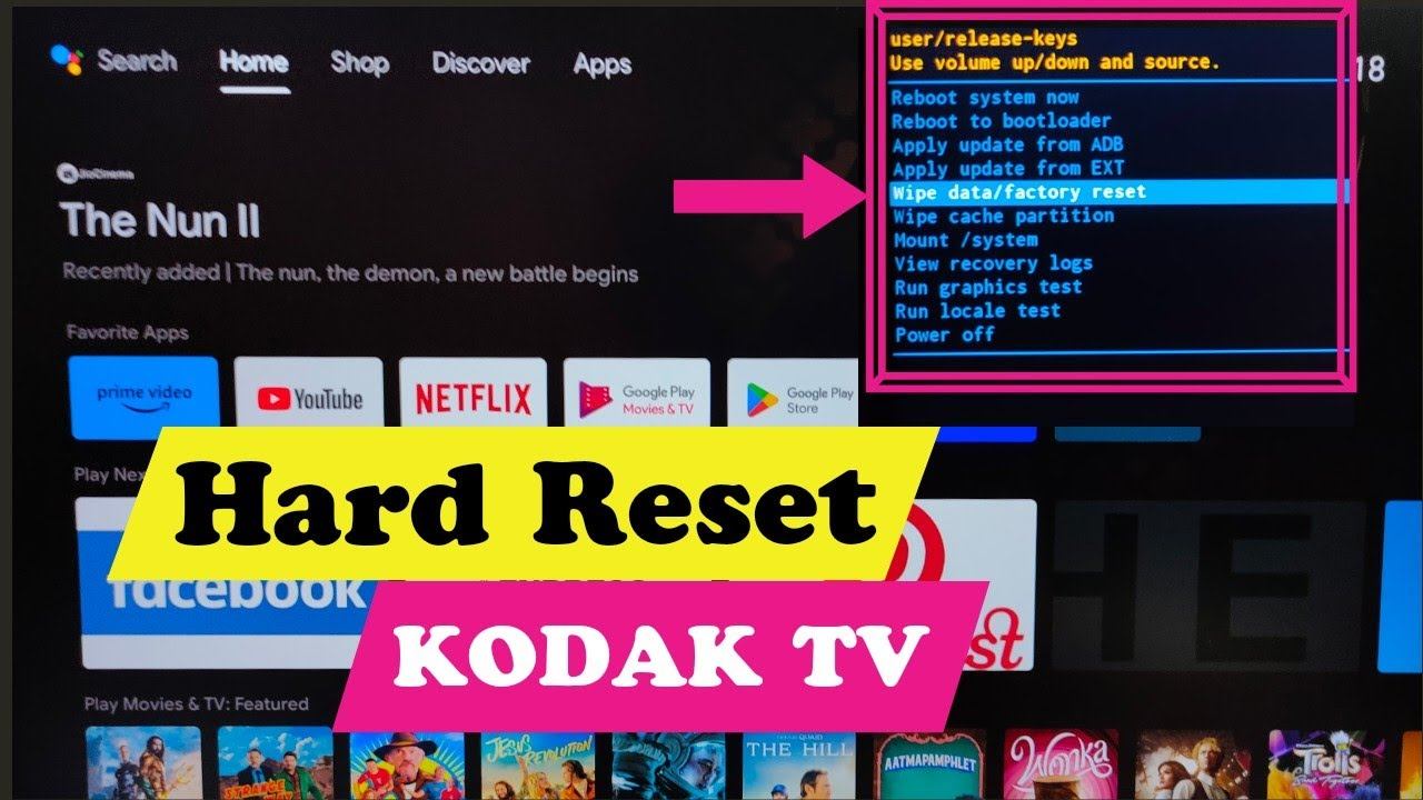 Kodak Android TV : How to Hard Reset | Factory Reset смотреть онлайн