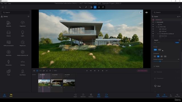 25 -Exporting videos and walkthroughs смотреть онлайн