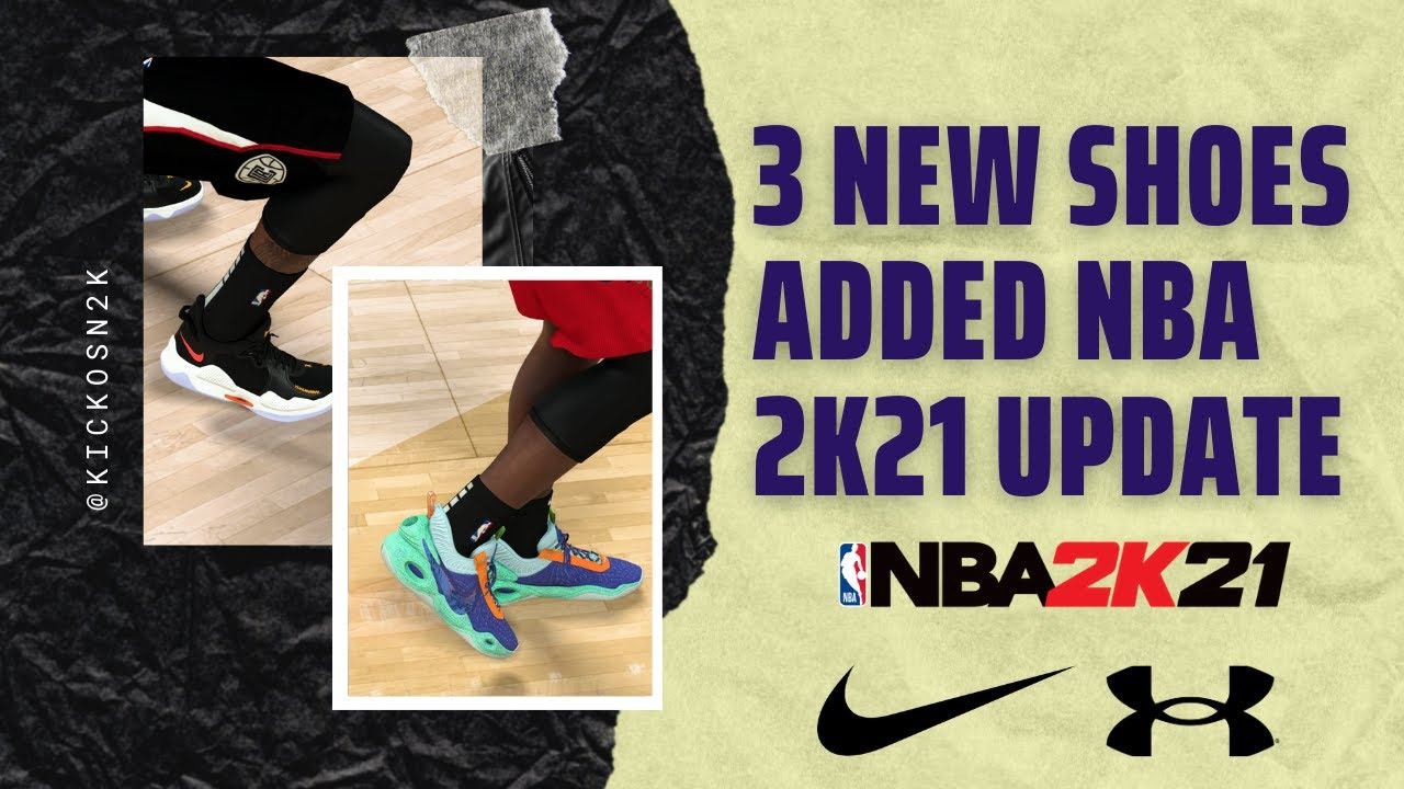 3 new shoes added in NBA 2k21 update *Current gen* (Nike Pg5,Cosmic Unity etc.) смотреть онлайн