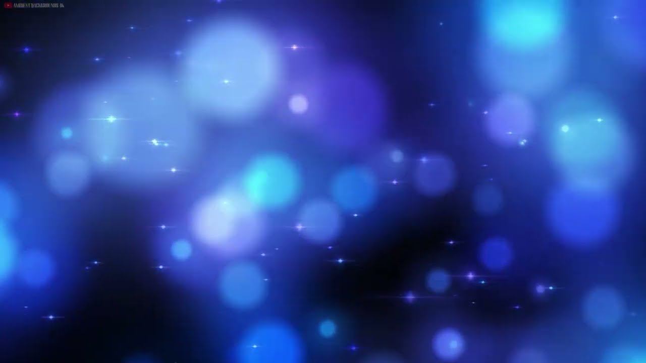 Falling Neon BLUE Particles Background - Screensaver for TV - Blue Particle Bokeh Background смотреть онлайн