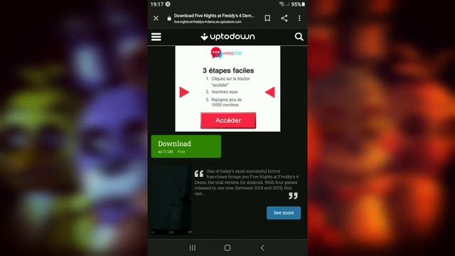 How to download FIVE NIGHTS AT FREDDY'S in ANDROID for *FREE* смотреть онлайн