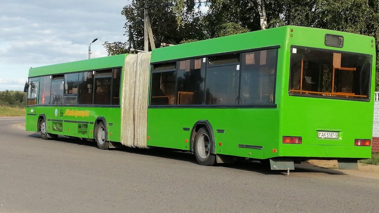 Молодечно.Поездка на Автобусе МАЗ-105.465 Гос.№ АК 5187-5, Маршрут №5 (09.09.2023) смотреть онлайн