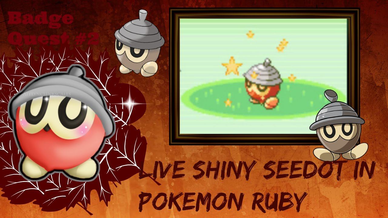 (Ruby BQ#2) (WSHC) Live Shiny Seedot On Pokemon Ruby (Twitch) W/ FaceCam