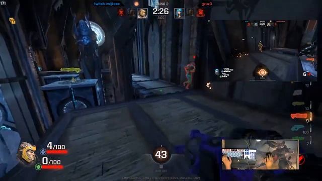 mijkeee - vs - groz0 - dm6- Quake Champions смотреть онлайн