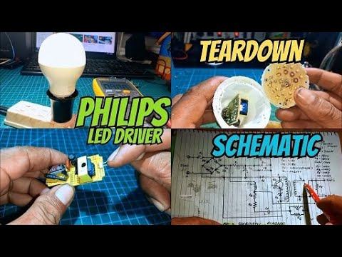 Philips Bulb LED Driver 4 Watts 35mA Teardown Analysis смотреть онлайн