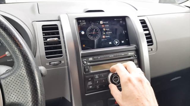 Установка планшета в Nissan X-Trail смотреть онлайн