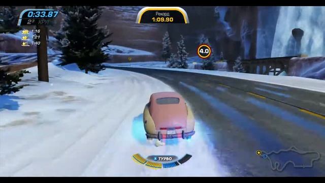 Тачки 3 (Xbox 360) - Испытание "Лучший Круг" - 3 круга - Трасса "Колесо Радиатор Спрингс"-Луиза Нэш смотреть онлайн