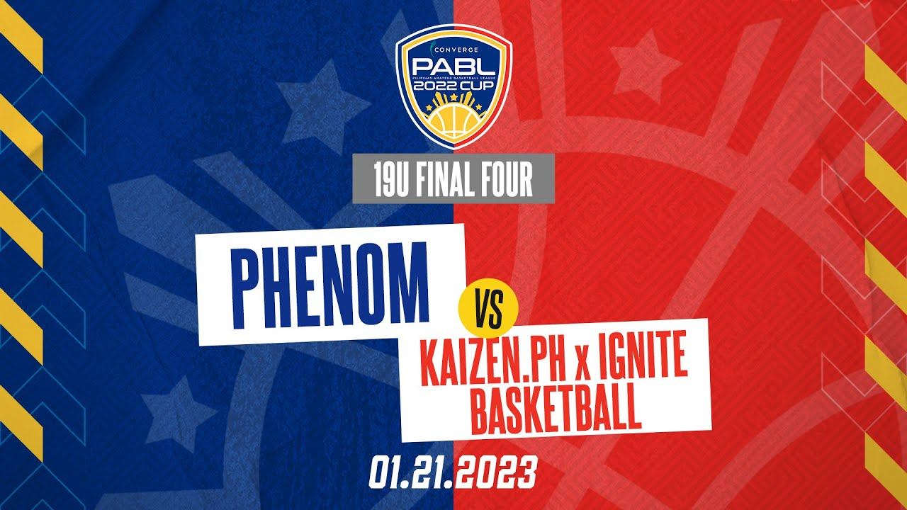 FULL GAME: 19U SEMIS | Phenom vs. Kaizen.PH x Ignite (01/21/2023) - 2022 PABL Converge Cup смотреть онлайн