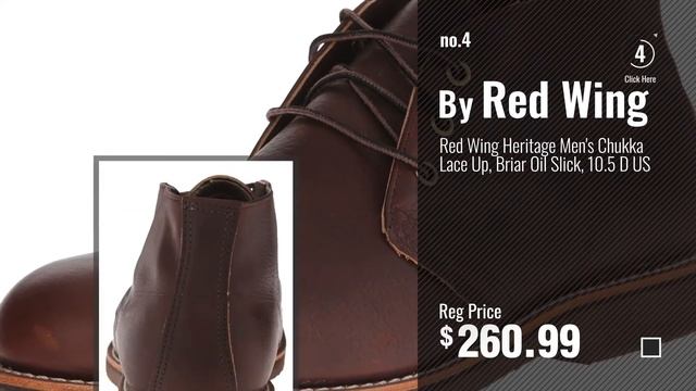 Top 10 Red Wing Boots Chukka [ Winter 2018 ]: Red Wing Men's Heritage Work Chukka Boot, Oro-iginal, смотреть онлайн