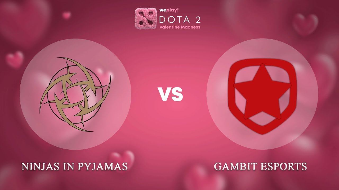 Ninjas in Pyjamas vs Gambit Esports - RU @Map4 | Dota 2 Valentine Madness | WePlay! смотреть онлайн