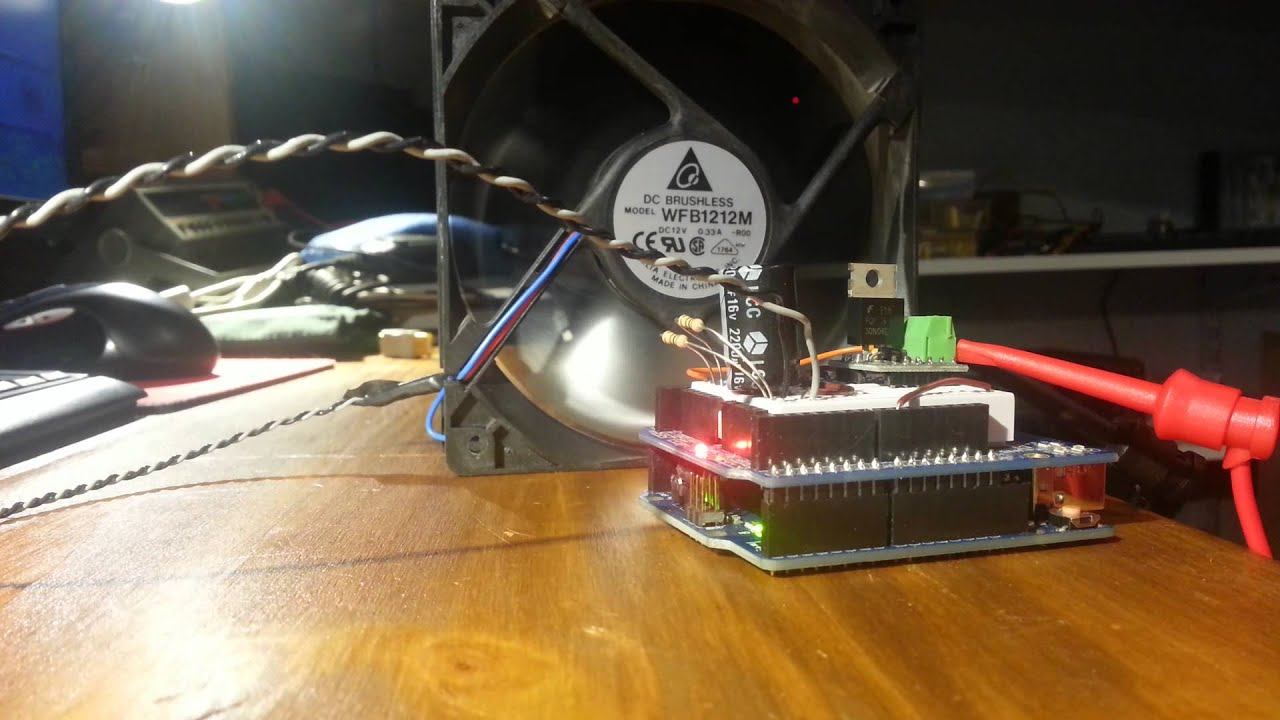 Arduino fan control смотреть онлайн