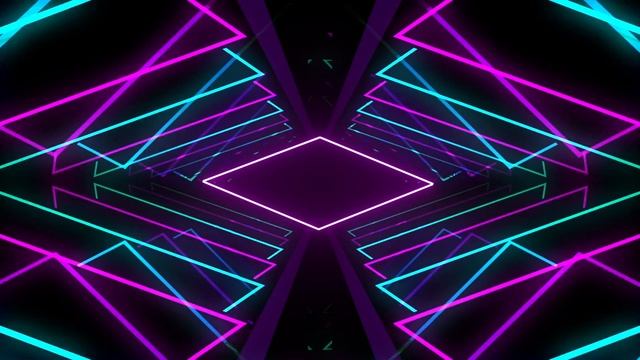 4K Sci-Fi Neon Tunnel VJ Motion Background || Neon Light Tunnel Free VJ Loops || 4K VJ Loops смотреть онлайн