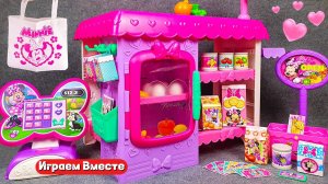 Играем вместе в детский магазин Микки Мауса ! Развивашки для детей !